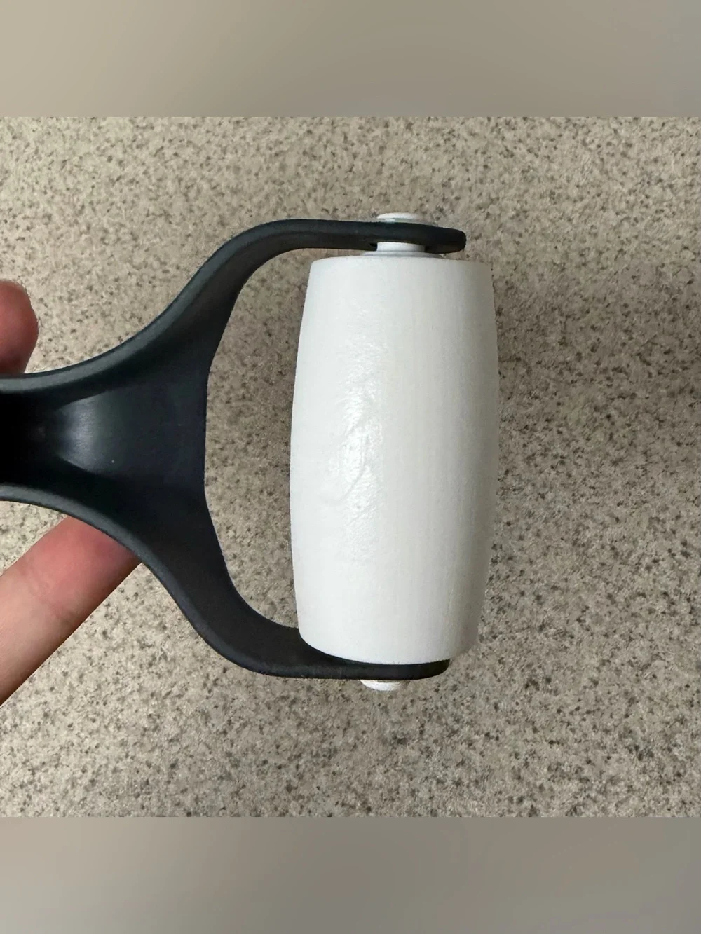 Pampered Chef Double Bakers Roller 1485 Rolling Pin Pastry Deep Dish Pie Dough